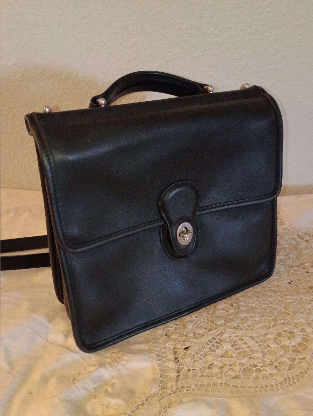 Vintage Coach Willis Leather Purse